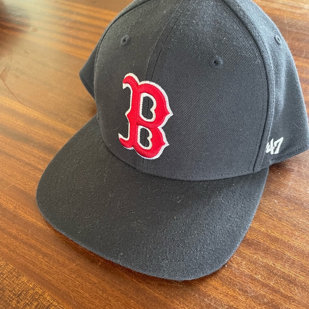 Red Sox flat brim SnapBack hat